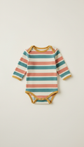 Soft-Touch Organic Cotton Onesie In Muted Hues