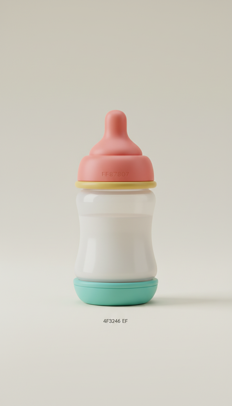 Modern BPA-Free Feeding Bottle With Anti-Colic Valve