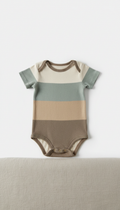 Organic Cotton Onesie In Cloud White
