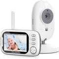 Wireless Baby Monitor, 9 cm LCD Display, 720P HD Camera, 360° Rotation, Night Vision, Two-Way Talk, Temperature Sensor