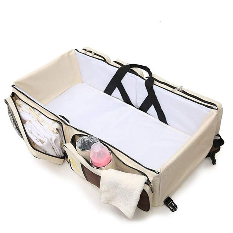 3 in 1 Portable Bassinet Diaper Change Station Bag