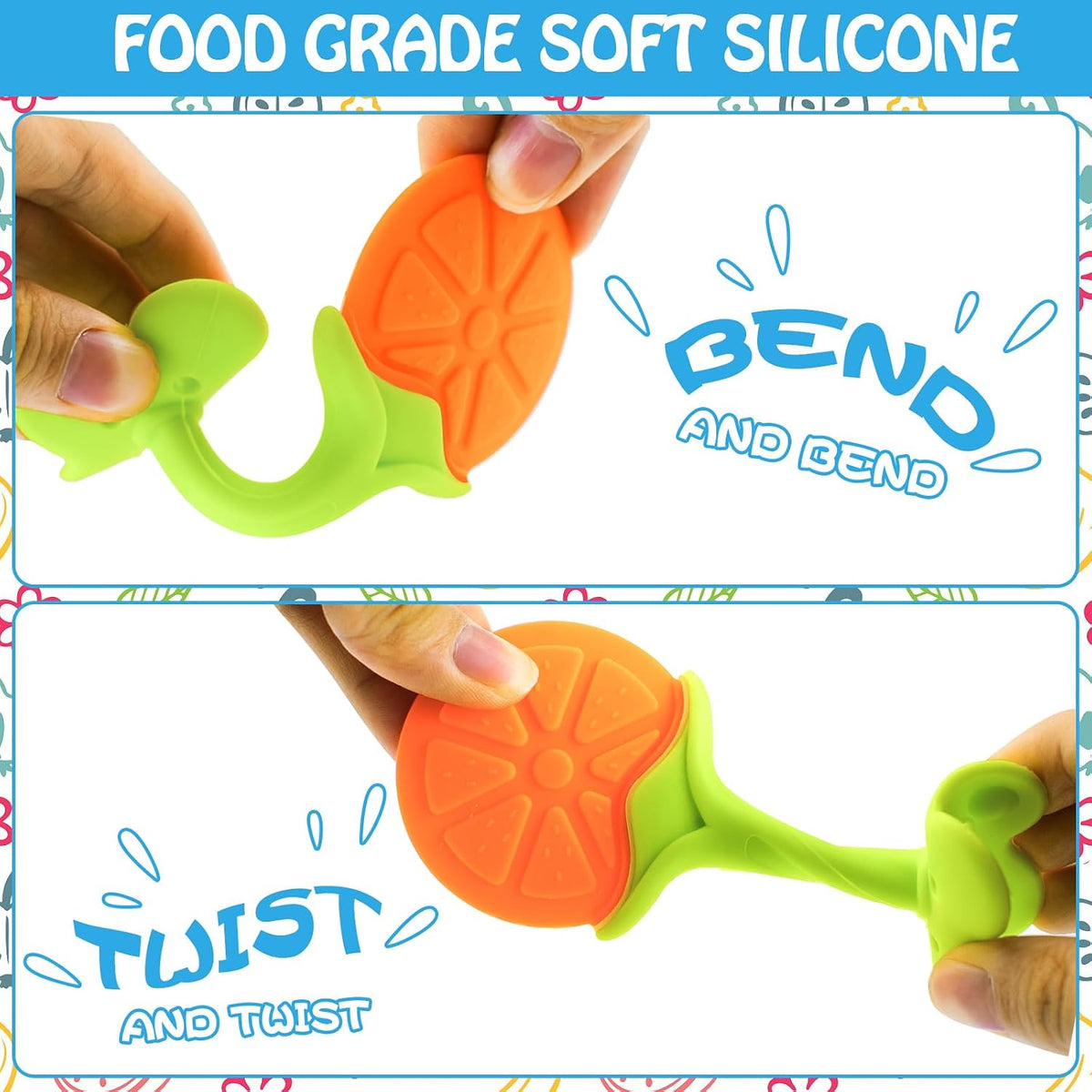 Teething Toy Set (4-Pack)