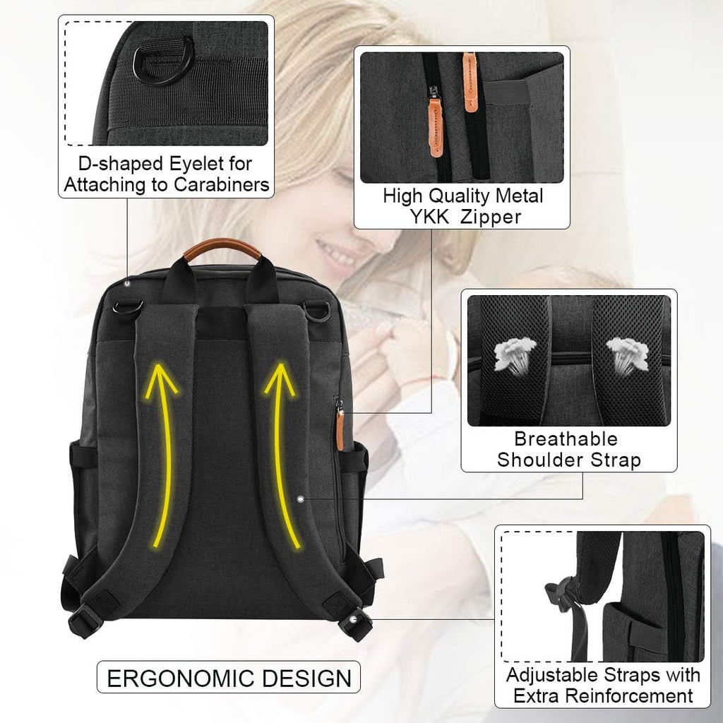 Baby Care Backpack (Water-Resistant)