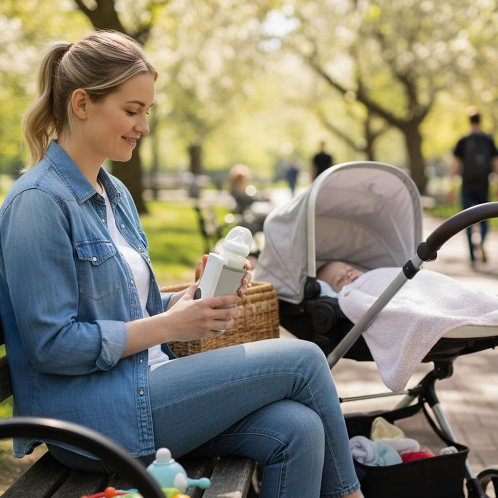 Portable Baby Bottle Warmer (Fast Heat)