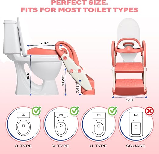 Potty Training Seat With Step Stool Ladder