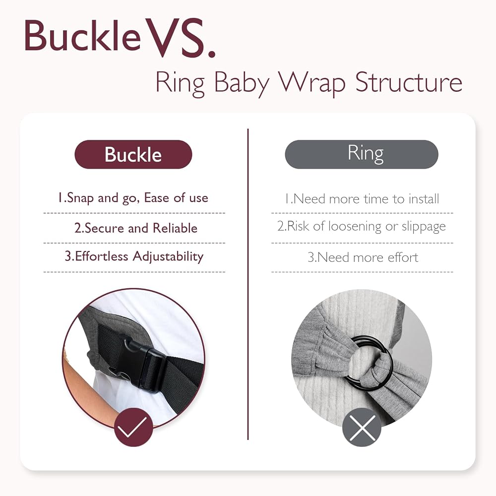 Adjustable Buckle Baby Wrap Carrier