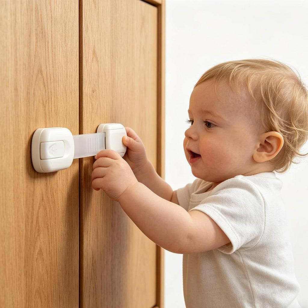 Pack Baby Proofing Cabinet Strap Locks (6-Pack)