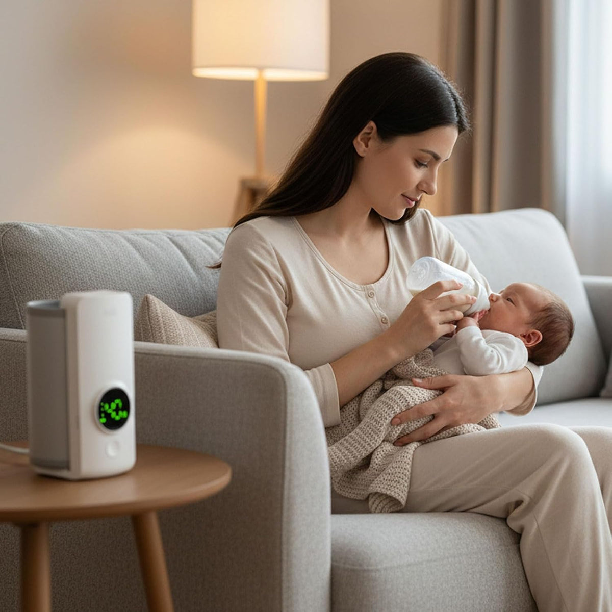Portable Baby Bottle Warmer (Fast Heat)