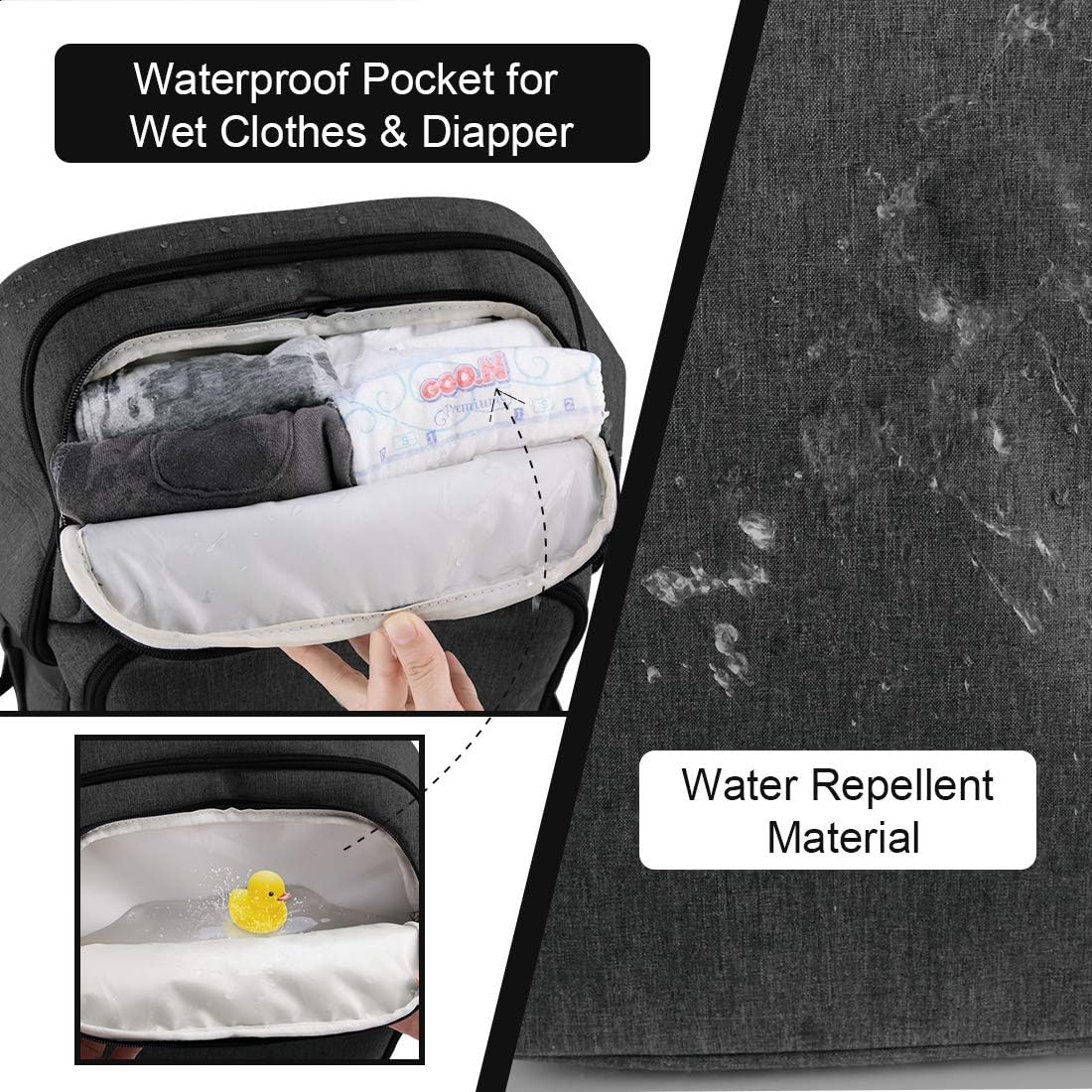Baby Care Backpack (Water-Resistant)