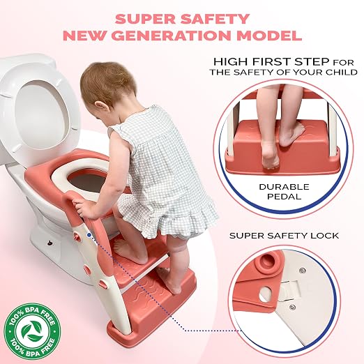 Potty Training Seat With Step Stool Ladder