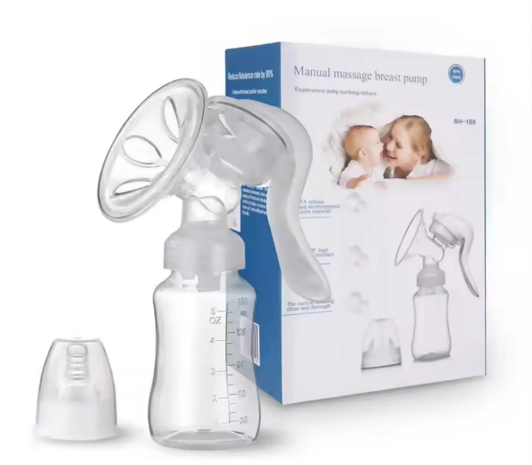 Manual Breast Pump with Bottle