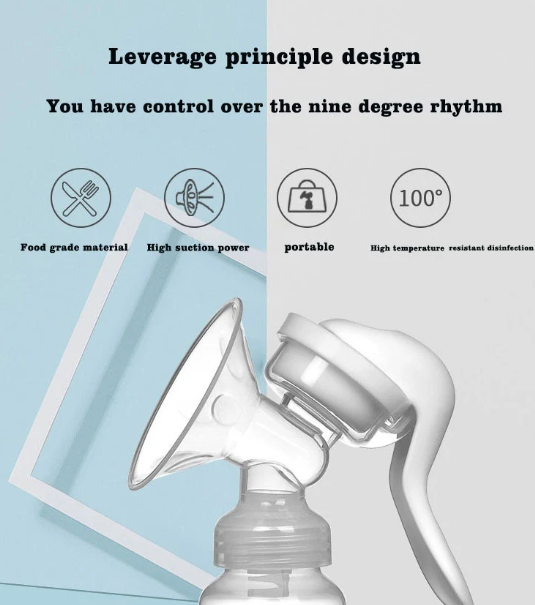 Manual Breast Pump with Bottle