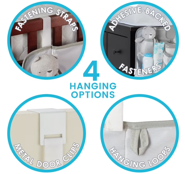 Baby Diaper Caddy and Nursery Organizer