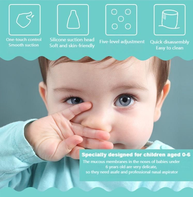 Electric Nasal Aspirator (USB Rechargeable)